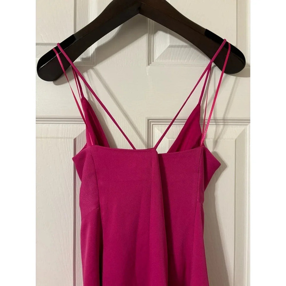 Cushnie Target pink twist front midi dress sz 10 - Picture 9 of 10